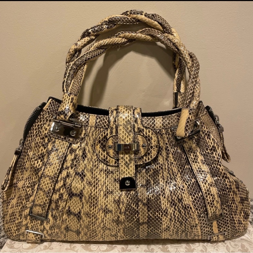 Pre-Loved Rafe’ Snakeskin Hobo Bag
